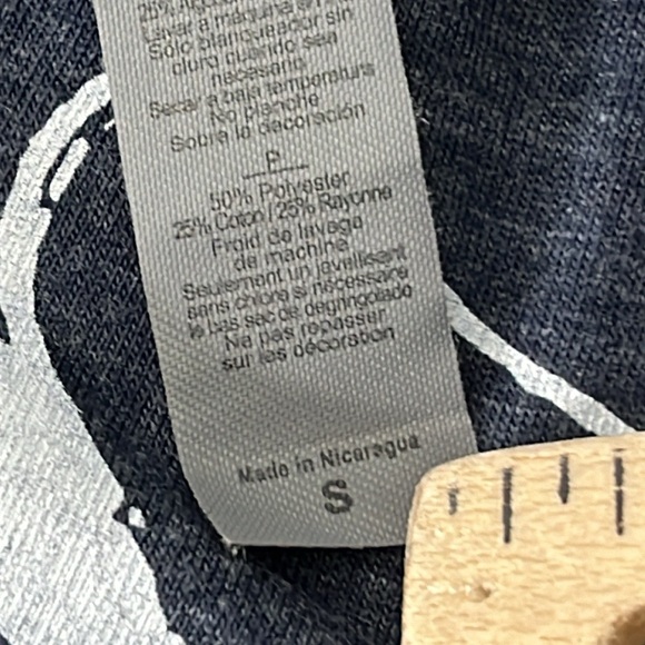 Next Level blue graphic short sleeve Tee shirts women’s size S - Picture 7 of 7